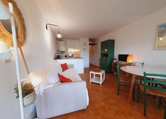 T2 Traversant Familial Cap Sud Parking Plages - Rossiconciergerie - Linge En Option Apartment *